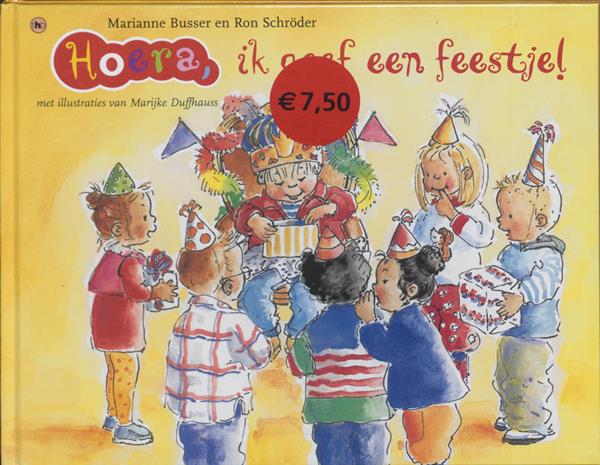 Grote foto hoera ik geef een feestje hoera boeken overige boeken