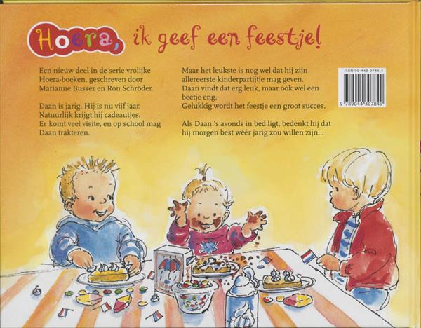 Grote foto hoera ik geef een feestje hoera boeken overige boeken