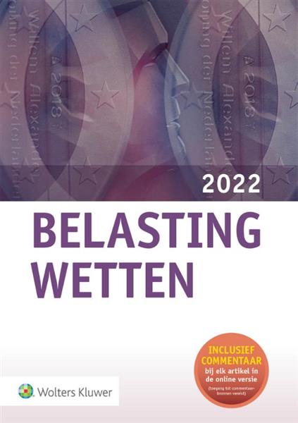 Grote foto belastingwetten pocketeditie 2022 boeken studieboeken