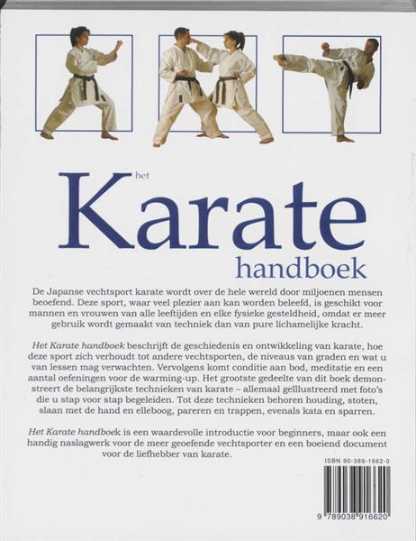 Grote foto het karate handboek boeken hobby en vrije tijd