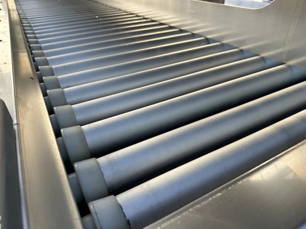 Grote foto tarend rollenleesband 300 x 100 cm roestvrij staal met verzinkte rollen agrarisch tuinbouw