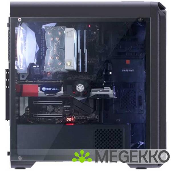 Grote foto zalman i3 black window computers en software behuizingen en kasten