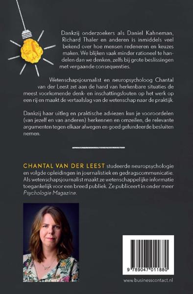 Grote foto ons feilbare denken op het werk boeken psychologie