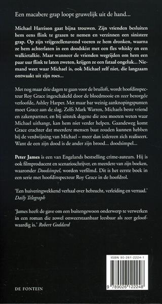 Grote foto doodsimpel roy grace 1 boeken thrillers