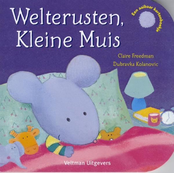 Grote foto welterusten kleine muis een aaibaar kartonboekje boeken jeugd 13 jaar en ouder