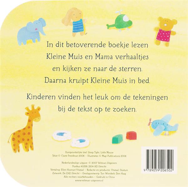 Grote foto welterusten kleine muis een aaibaar kartonboekje boeken jeugd 13 jaar en ouder