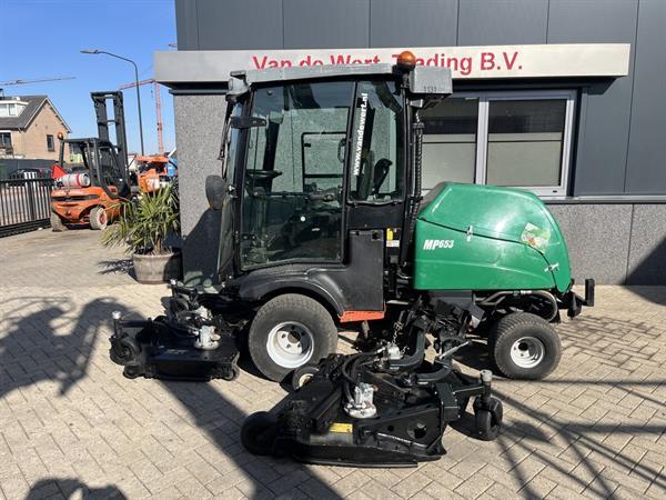 Grote foto ransomes mp653 3 delige grasmaaier gazonmaaier 2016 8400uur kubota diesel tuin en terras cirkelmaaiers