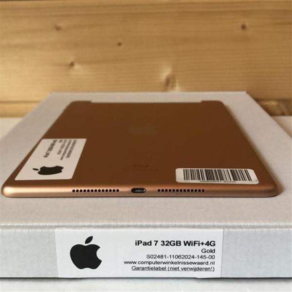 Grote foto nieuwstaat apple ipad 7 goud 32gb 10.2 wifi 4g 12 maanden garantie telecommunicatie ipad