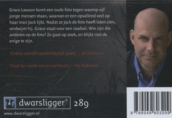 Grote foto momentopname dwarsligger 289 boeken thrillers