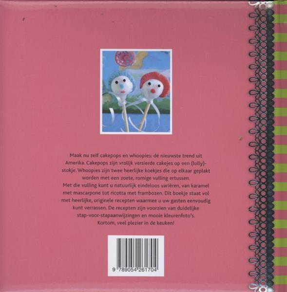 Grote foto cakepops whoopies boeken kookboeken