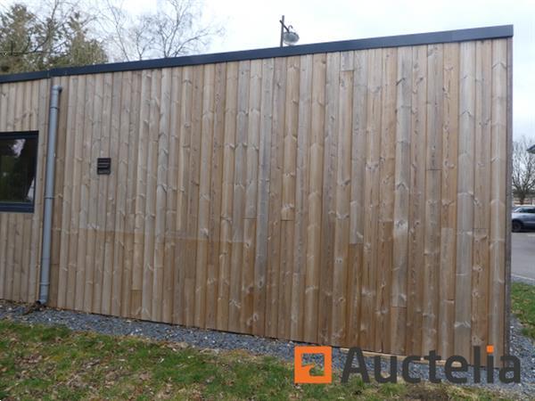 Grote foto set van 4 containers omgebouwd tot kantine met keuken opslag en zijterras doe het zelf en verbouw containers