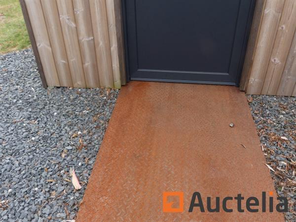 Grote foto set van 4 containers omgebouwd tot kantine met keuken opslag en zijterras doe het zelf en verbouw containers