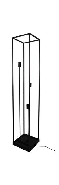 Grote foto vloerlamp fremont open frame 3 lichts 158 cm zwart metaal huis en inrichting eettafels