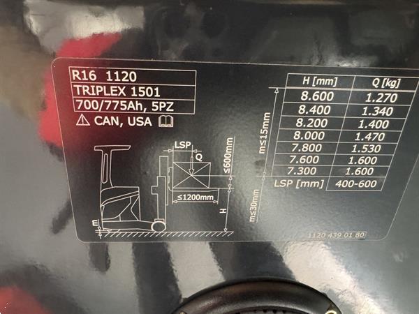 Grote foto r 16 01 1120 triplex ffl full options doe het zelf en verbouw hefwerktuigen