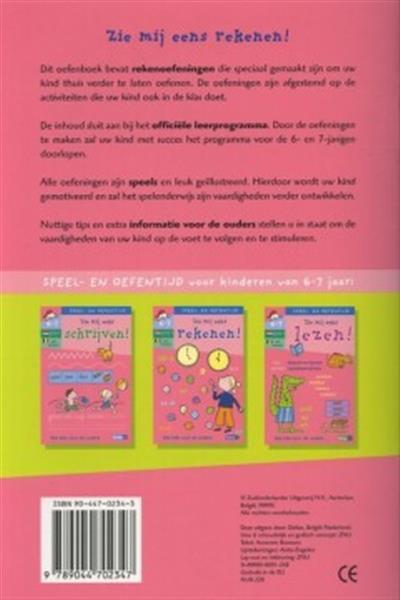 Grote foto speel en oefentijd 13. zie mij eens rekenen 6 7 j. boeken jeugd 13 jaar en ouder