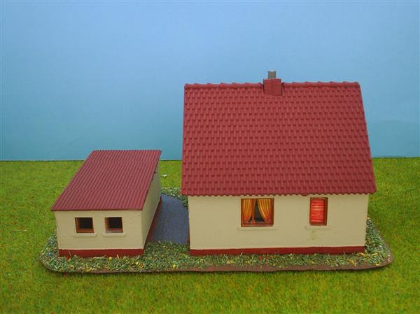 Grote foto huis met auto garage h0 ho nh144 hobby en vrije tijd h0
