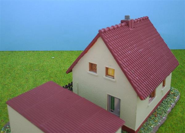 Grote foto huis met auto garage h0 ho nh144 hobby en vrije tijd h0