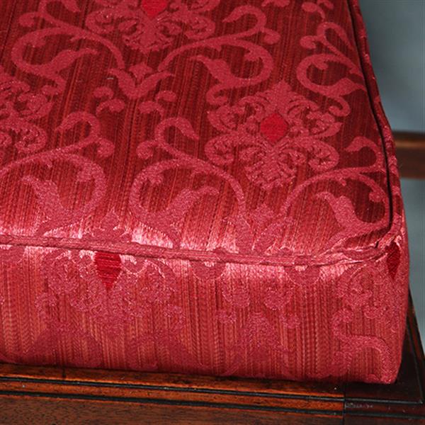 Grote foto zeer comfortabel stel van 8 regency eetkamerstoelen net nieuw gestoffeerd no.272000 antiek en kunst stoelen en banken