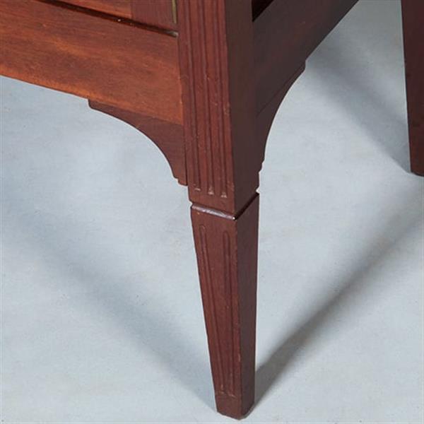Grote foto strak en chique hollands massief mahonie buffet ca 1895 no.271725 antiek en kunst stoelen en banken