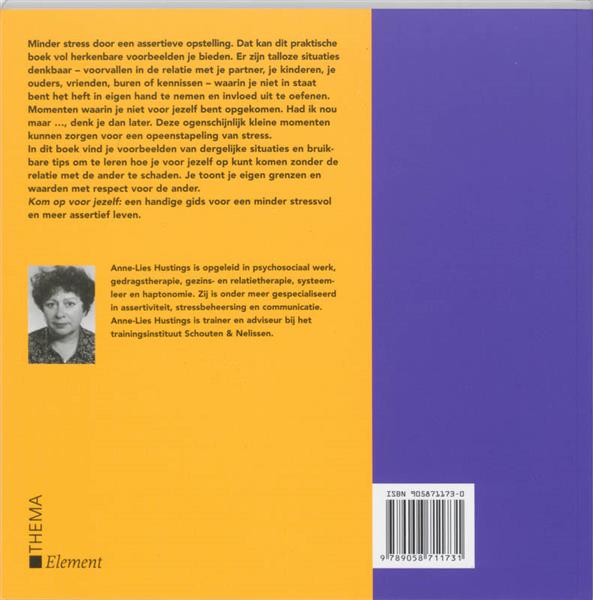 Grote foto kom op voor jezelf element boeken psychologie
