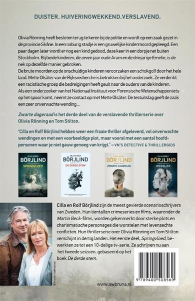 Grote foto zwarte dageraad r nning stilton serie 3 boeken thrillers