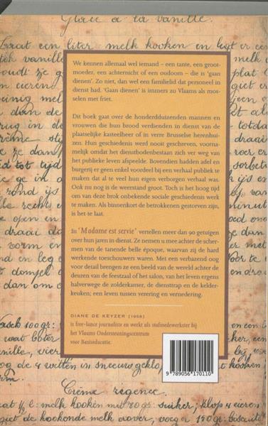Grote foto madame est servie boeken overige boeken