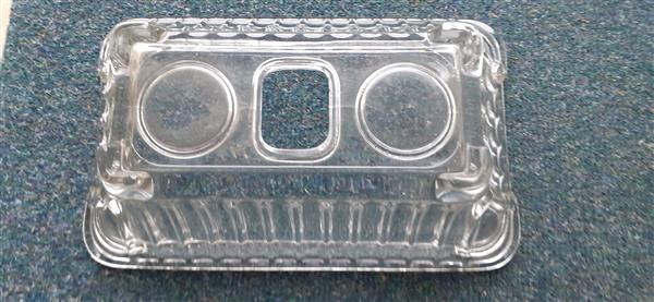 Grote foto vintage warmhoudplaat glas huis en inrichting keukenbenodigdheden