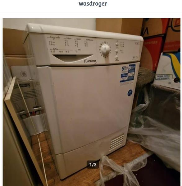Grote foto wasdroger als nieuw bijna niet gebruikt. witgoed en apparatuur wasdrogers en centrifuges