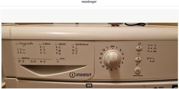 Grote foto wasdroger als nieuw bijna niet gebruikt. witgoed en apparatuur wasdrogers en centrifuges