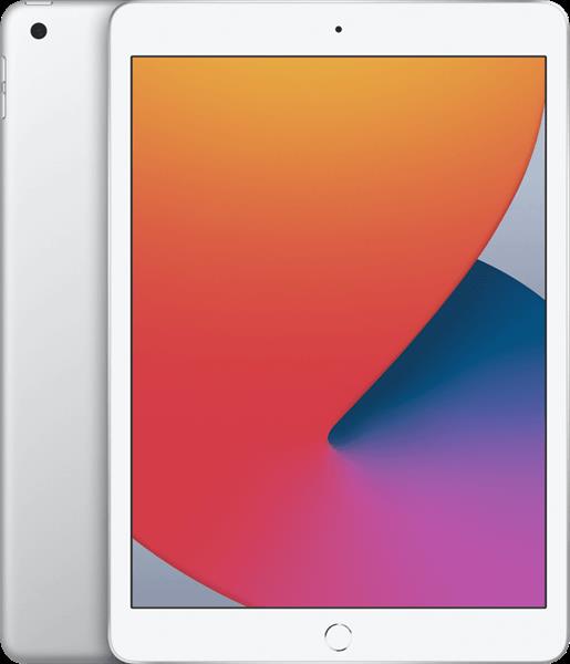 Grote foto nieuwstaat apple ipad 8 zilver 128gb 10.2 wifi 4g 12 maanden garantie telecommunicatie ipad