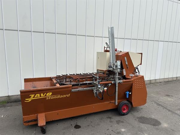 Grote foto javo standaard potmachine met pneumatische potdispenser en uitwerper agrarisch tuinbouw