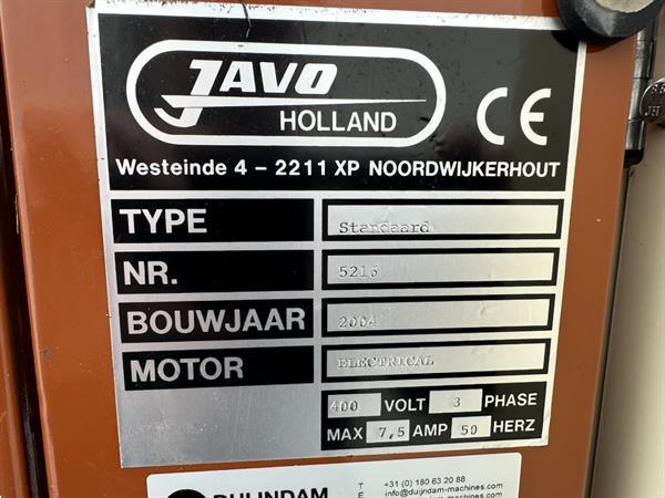 Grote foto javo standaard potmachine met pneumatische potdispenser en uitwerper agrarisch tuinbouw