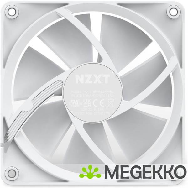 Grote foto nzxt f120 rgb 120mm rgb fans single white computers en software overige computers en software