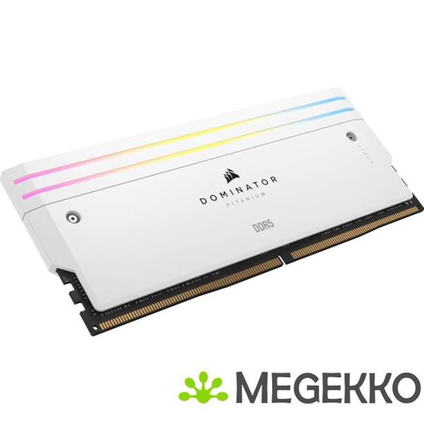 Grote foto corsair ddr5 dominator titanium 2x16gb 6400 white computers en software harde schijven