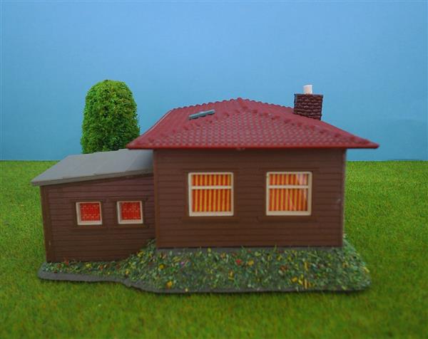 Grote foto villa met boom h0 ho nh527 hobby en vrije tijd h0