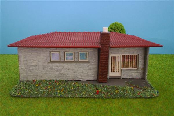 Grote foto villa met boom h0 ho nh527 hobby en vrije tijd h0