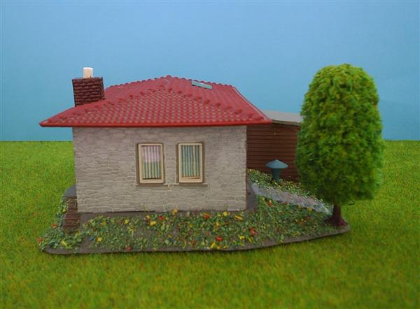 Grote foto villa met boom h0 ho nh527 hobby en vrije tijd h0