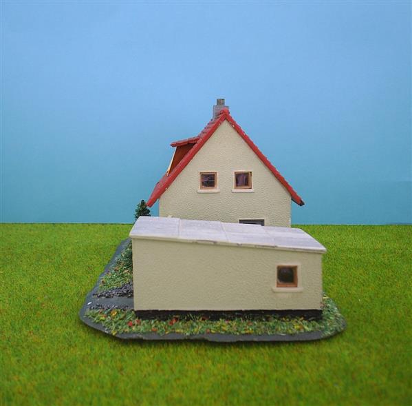 Grote foto huis met losse garage h0 ho nh0578 hobby en vrije tijd h0