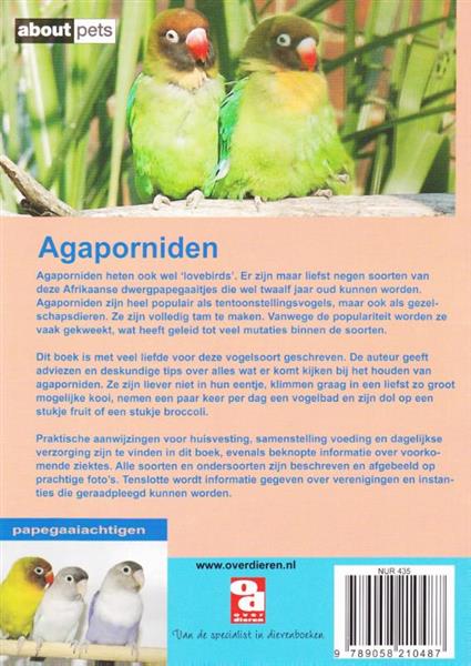 Grote foto agaporniden over dieren 0046 boeken hobby en vrije tijd
