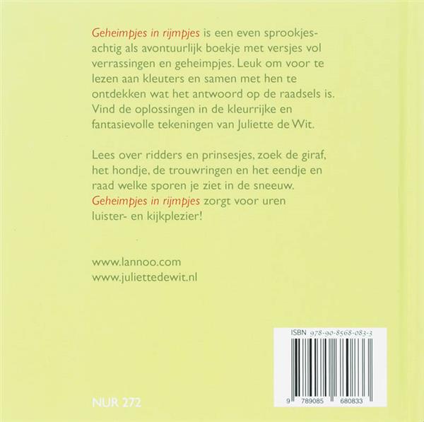 Grote foto geheimpjes in rijmpjes boeken jeugd 13 jaar en ouder