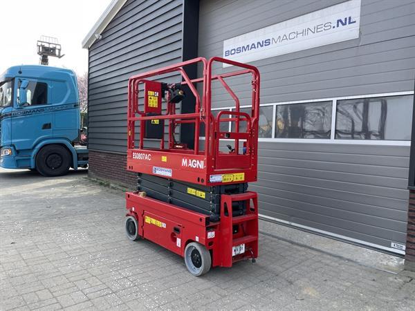 Grote foto magni es0807 ac schaarhoogwerker bj 2023 26 uur doe het zelf en verbouw hoogwerkers