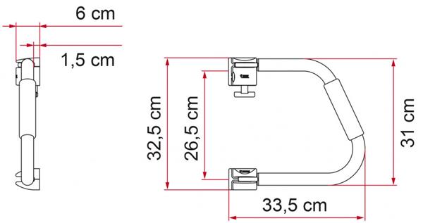 Grote foto fiamma instapbeugel security 31 caravans en kamperen caravan accessoires