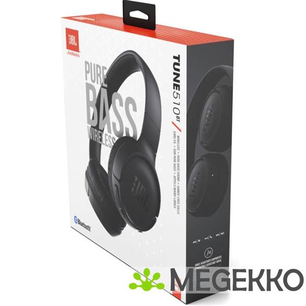 Grote foto jbl tune 510 hoofdtelefoons draadloos hoofdband muziek usb type c bluetooth zwart audio tv en foto koptelefoons