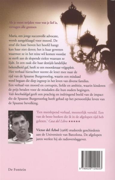 Grote foto vals beschuldigd boeken thrillers
