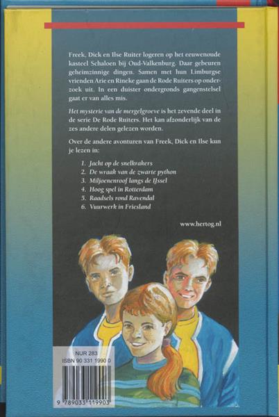 Grote foto het mysterie van de mergelgroeve de rode ruiters 7 boeken jeugd 13 jaar en ouder