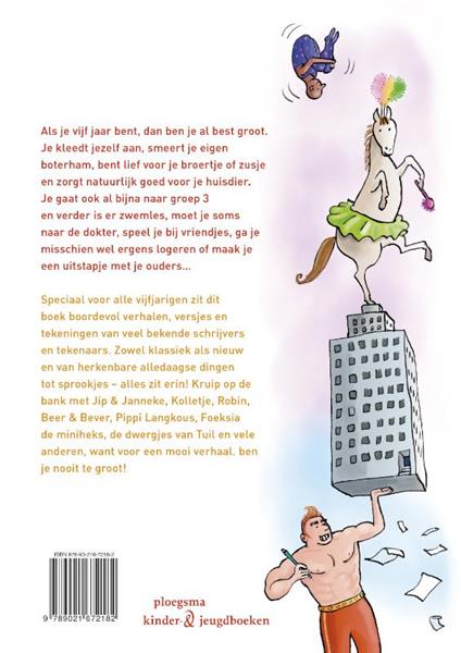 Grote foto het grote voorleesboek voor rond de 5 jaar ploegsma kinder jeugdboeken boeken jeugd 13 jaar en ouder