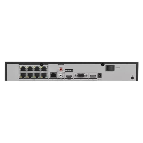 Grote foto hikvision 12mp 8 kanaals nvr recorder acusense smd 8x poe 7608nxi k1 8p audio tv en foto videobewakingsapparatuur