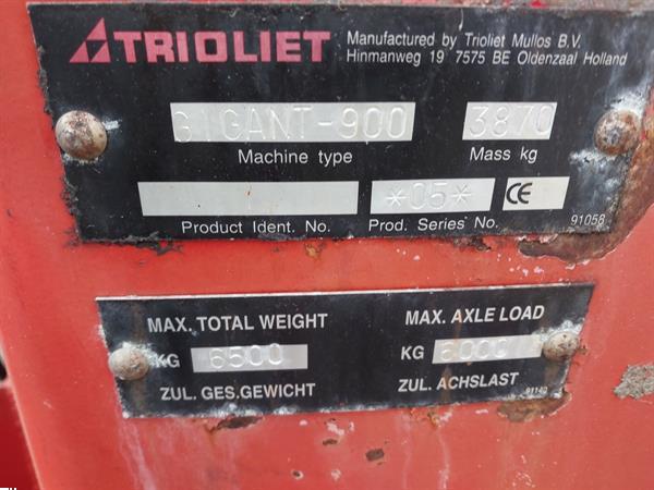 Grote foto trioliet gigant 900 voermengwagen agrarisch uithalers en verdelers