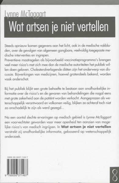 Grote foto wat artsen je niet vertellen boeken gezondheid en voeding