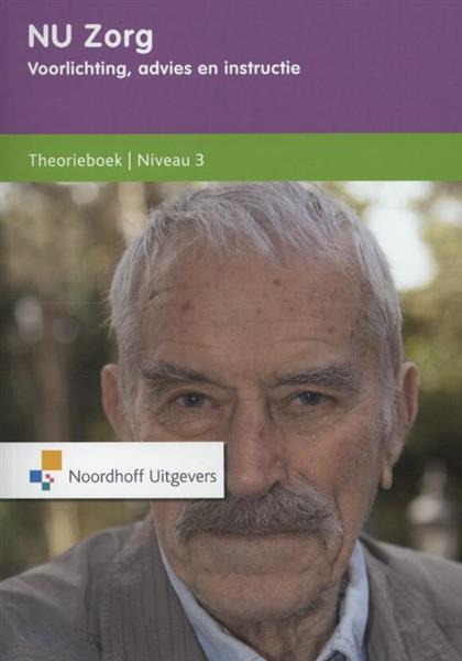Grote foto voorlichting advies en instructie niveau 3 theorieboek nu zorg boeken wetenschap